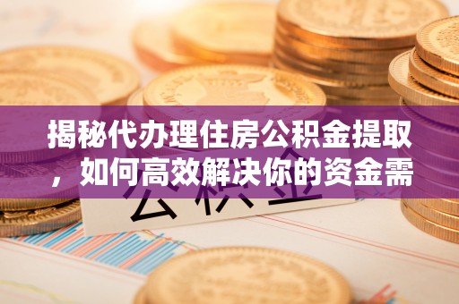 咨询揭秘代办理住房公积金提取，如何高效解决你的资金需求