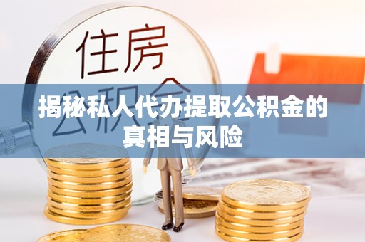 咨询揭秘私人代办提取公积金的真相与风险