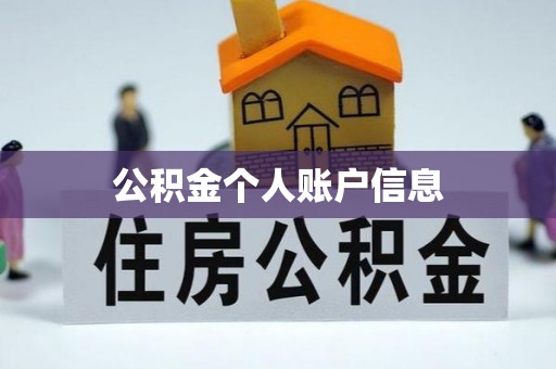 咨询公积金个人账户信息