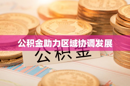 咨询公积金助力区域协调发展