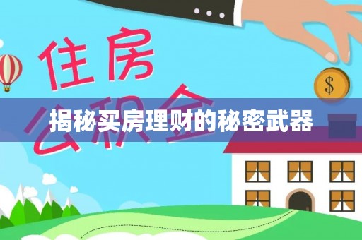咨询揭秘买房理财的秘密武器