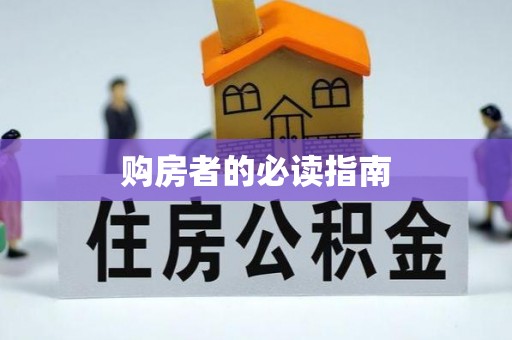 咨询购房者的必读指南