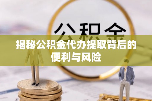 咨询揭秘公积金代办提取背后的便利与风险
