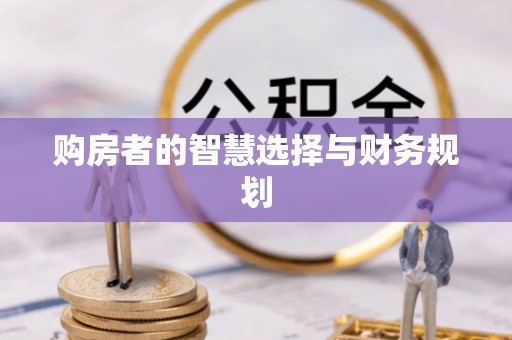 咨询购房者的智慧选择与财务规划
