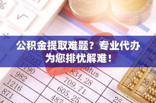 咨询公积金提取难题？专业代办为您排忧解难！