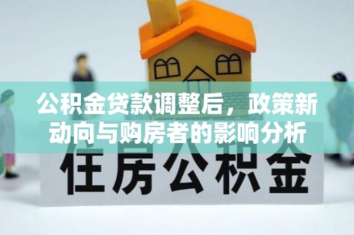 咨询公积金贷款调整后，政策新动向与购房者的影响分析