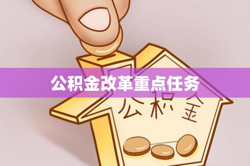 咨询公积金改革重点任务