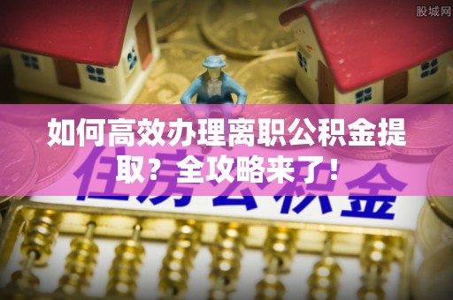 咨询如何高效办理离职公积金提取？全攻略来了！