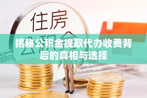 咨询揭秘公积金提取代办收费背后的真相与选择