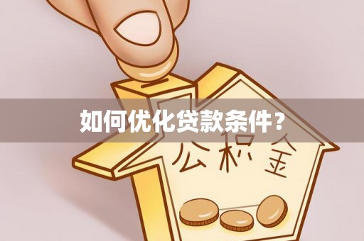 咨询如何优化贷款条件？