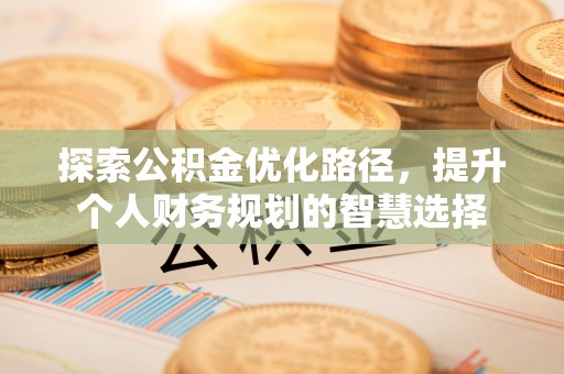 咨询探索公积金优化路径，提升个人财务规划的智慧选择