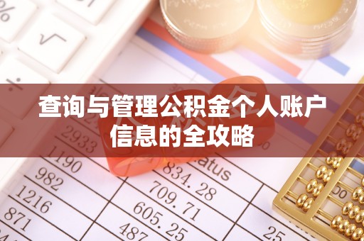咨询查询与管理公积金个人账户信息的全攻略