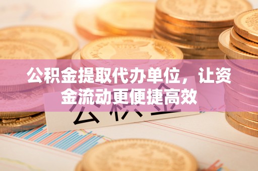 咨询公积金提取代办单位，让资金流动更便捷高效