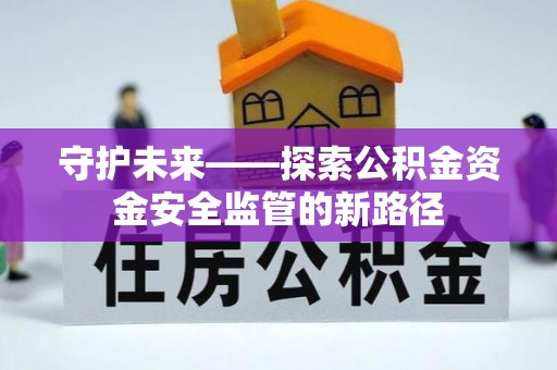 咨询守护未来——探索公积金资金安全监管的新路径