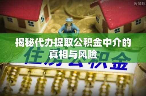 咨询揭秘代办提取公积金中介的真相与风险