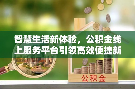 咨询智慧生活新体验，公积金线上服务平台引领高效便捷新潮流
