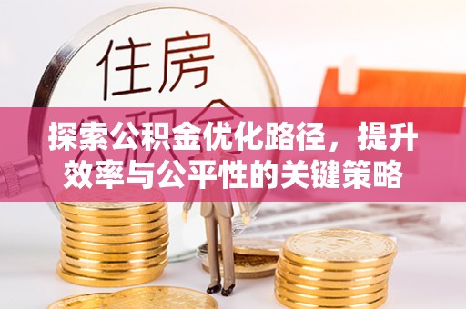 咨询探索公积金优化路径，提升效率与公平性的关键策略