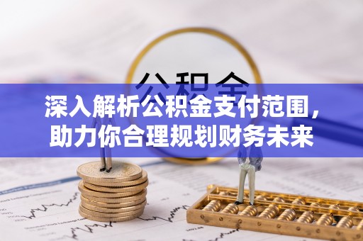 咨询深入解析公积金支付范围，助力你合理规划财务未来