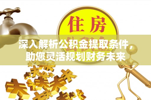 咨询深入解析公积金提取条件，助您灵活规划财务未来