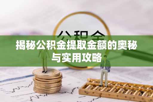 咨询揭秘公积金提取金额的奥秘与实用攻略