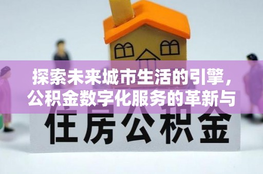 咨询探索未来城市生活的引擎，公积金数字化服务的革新与实践