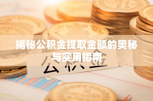 咨询揭秘公积金提取金额的奥秘与实用指南