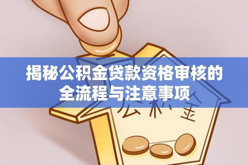 咨询揭秘公积金贷款资格审核的全流程与注意事项