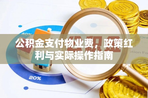 咨询公积金支付物业费，政策红利与实际操作指南