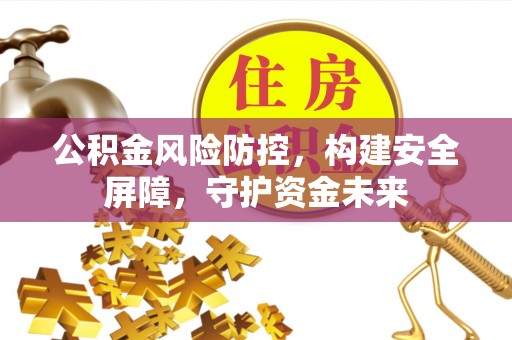 咨询公积金风险防控，构建安全屏障，守护资金未来