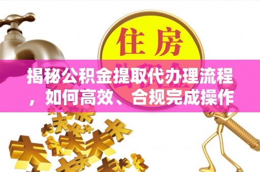 咨询揭秘公积金提取代办理流程，如何高效、合规完成操作