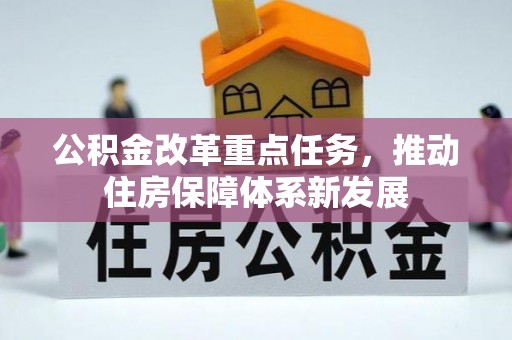 咨询公积金改革重点任务，推动住房保障体系新发展