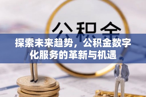 咨询探索未来趋势，公积金数字化服务的革新与机遇