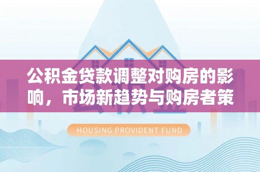 咨询公积金贷款调整对购房的影响，市场新趋势与购房者策略