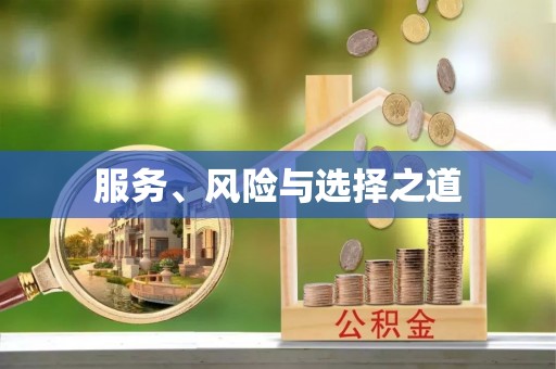 咨询服务、风险与选择之道