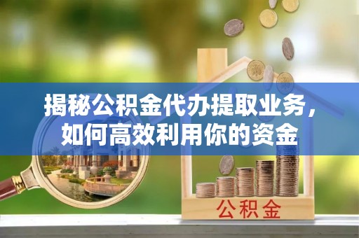 咨询揭秘公积金代办提取业务，如何高效利用你的资金