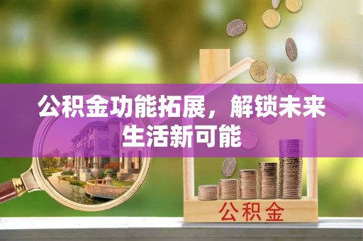 咨询公积金功能拓展，解锁未来生活新可能