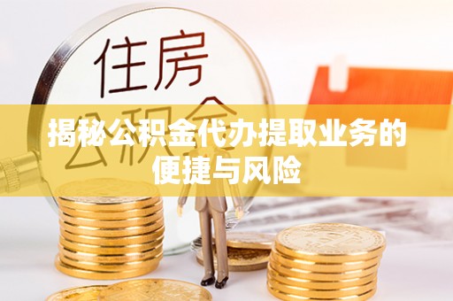 咨询揭秘公积金代办提取业务的便捷与风险