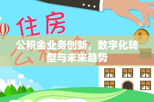 咨询公积金业务创新，数字化转型与未来趋势