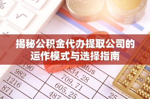 咨询揭秘公积金代办提取公司的运作模式与选择指南