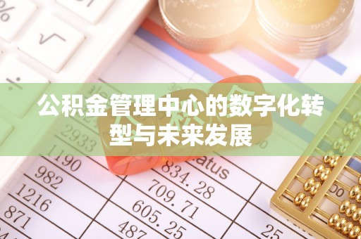 咨询公积金管理中心的数字化转型与未来发展
