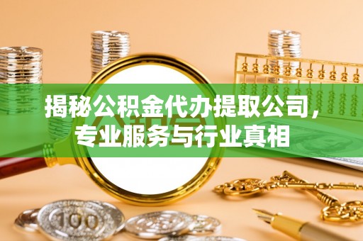 咨询揭秘公积金代办提取公司，专业服务与行业真相