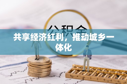 咨询共享经济红利，推动城乡一体化